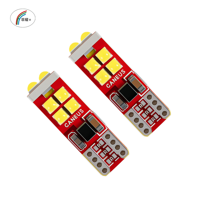 菲耀 LED T10 3030 12灯 高亮示宽灯 阅读灯 12V24V通用