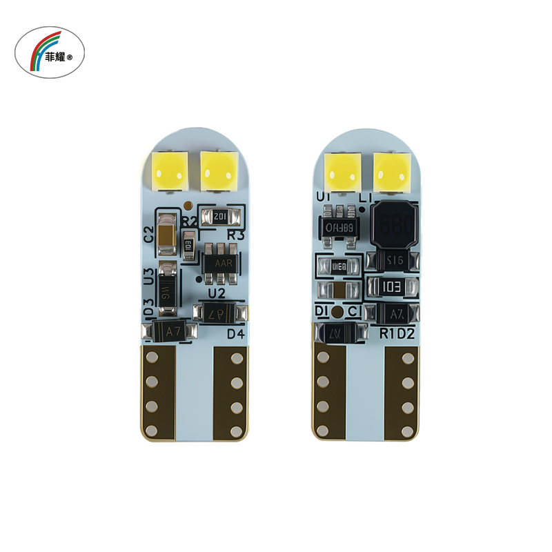 菲耀 LED T10 3030 4灯 示宽灯 阅读灯 12V24V通用 轿车